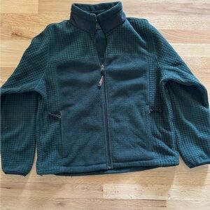 L.L. Bean Forest Green Fleece Jacket